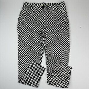Betabrand Women’s NWT Catstooth Skinny-Leg Pencil Dress Yoga Pant Medium Petite